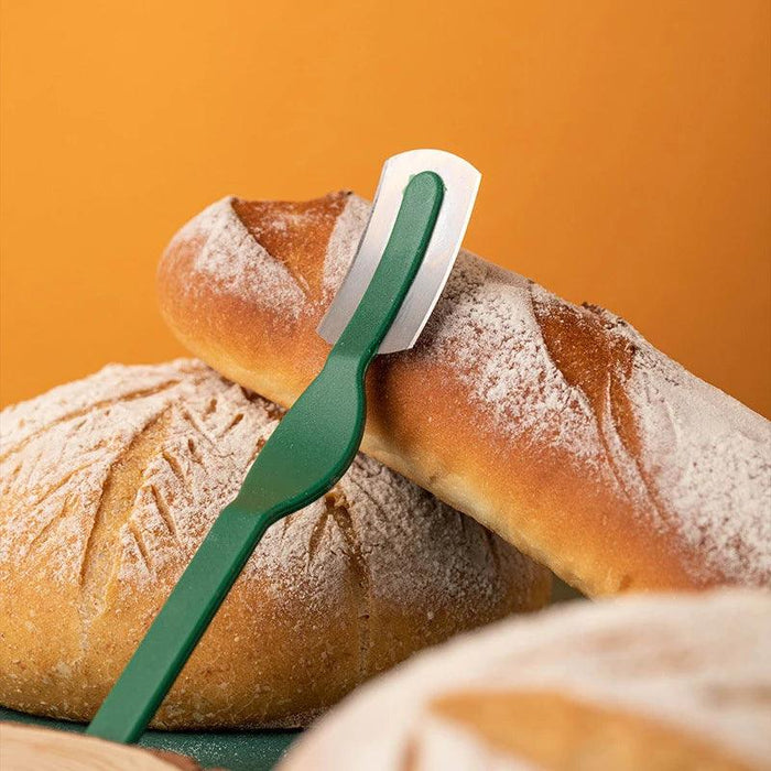 Ergonomic French Bread Slicing Knife: Precision Cutter with Comfortable Handle