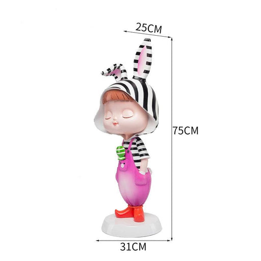 Whimsical Abstract Figurine Decor