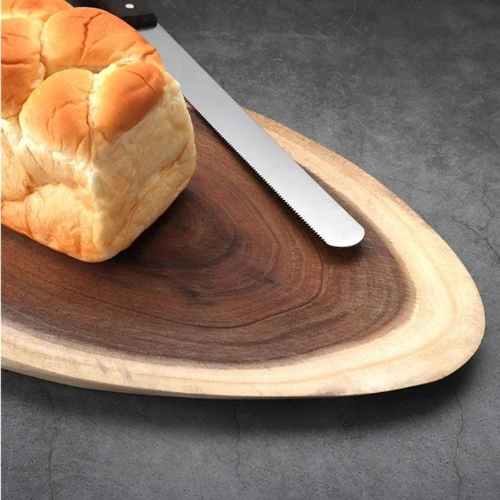 Artisan Acacia Wood Serving Board - Multi-Functional Cutting and Presentation Tray for Culinary Delights