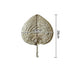 Handcrafted Bamboo Heart-Shaped Fan for Summer Celebrations and Home Elegance