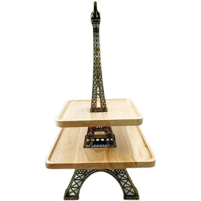 Eiffel Tower Inspired Stainless Steel Food Display Rack for Desserts and Snacks