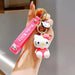 Charming Hello Kitty Silicone Keychain for Car Enthusiasts