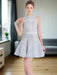 Sleeveless Lace Mini Dress with Hollow Out Embroidery for Women's Summer Events 2024