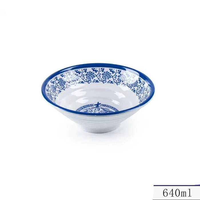 Chic Melamine Bowl for Ramen and Salad – Perfect for Home and Restaurant Use