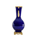 Elegant Ceramic and Copper Decorative Vase