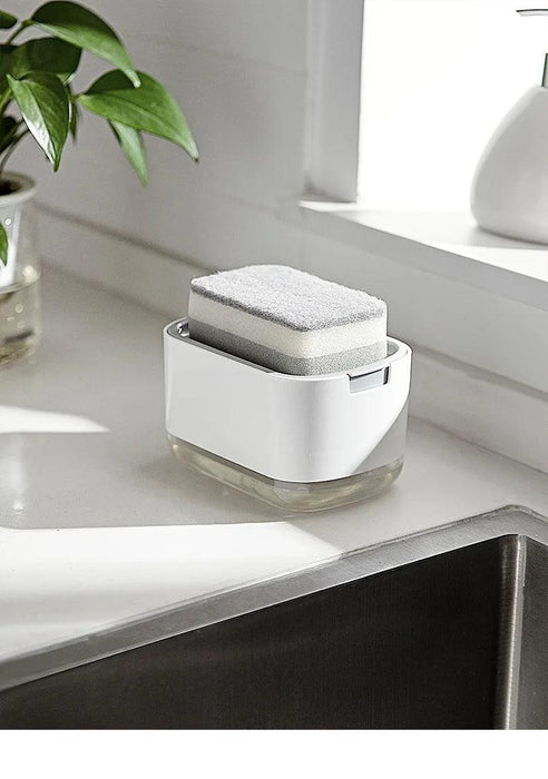 Sleek Touchless Liquid Soap Dispenser for Effortless Kitchen Cleanliness