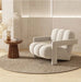 Elegant Modern Leather Armchair Duo: Chic Living Room Seating Solution