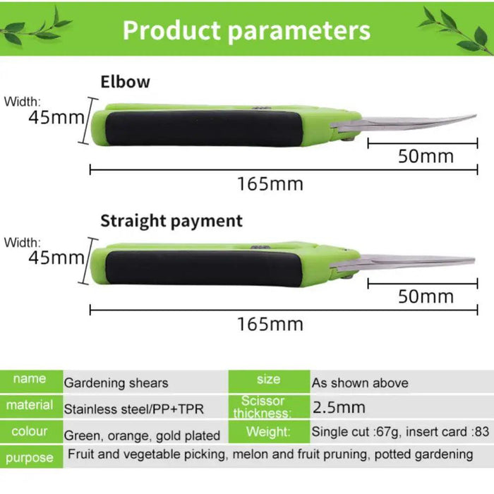 Ergonomic Precision Garden Shears for Effortless Plant Trimming