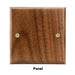 Sleek Black Walnut Electrical Panel with USB Ports, Adjustable LED Ambiance, and Contemporary Toggle Features