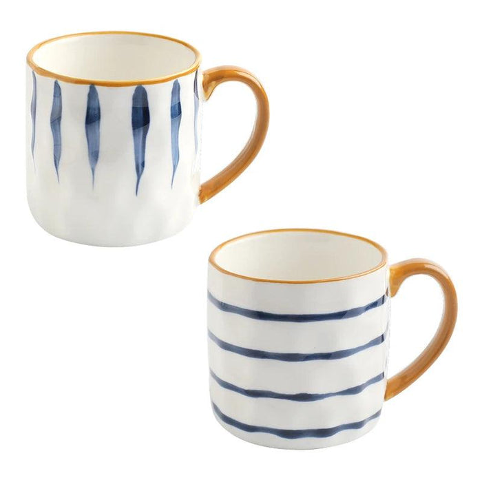 Nordic Elegance: Lovely Girl Insulated Ceramic Mug Set