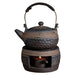 Japanese Ceramic Tea Stove Set - Antique Tea Pot Warmer