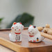 Charming Maneki Neko Ceramic Chopsticks Rest - Infuse Your Dining Experience with Japanese Good Fortune