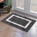 Luxurious Non-Slip Microfiber Welcome Mat: Chic Moisture-Absorbing Rug for Entryways