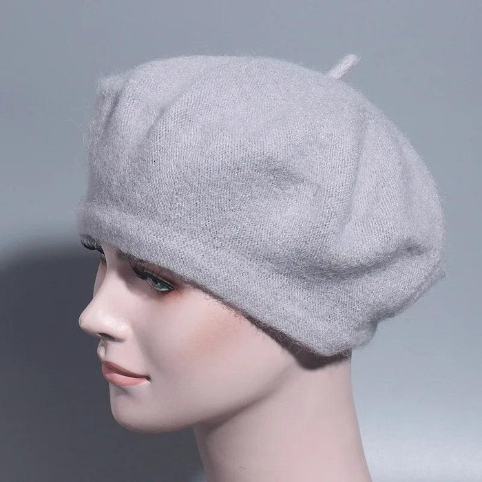 Elegant Wool Beret - Classic Winter Accessory for Women and Teens