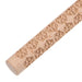 Textured Beechwood Rolling Pin - Versatile Embossing Tool for Baking and Crafting