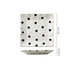 Elegant Gold-Trimmed Polka Dot Ceramic Dining Set for Sophisticated Entertaining