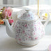 Charming English Tea Time Set: Luxurious Bone China Cups with Elegant Ceramic Plates