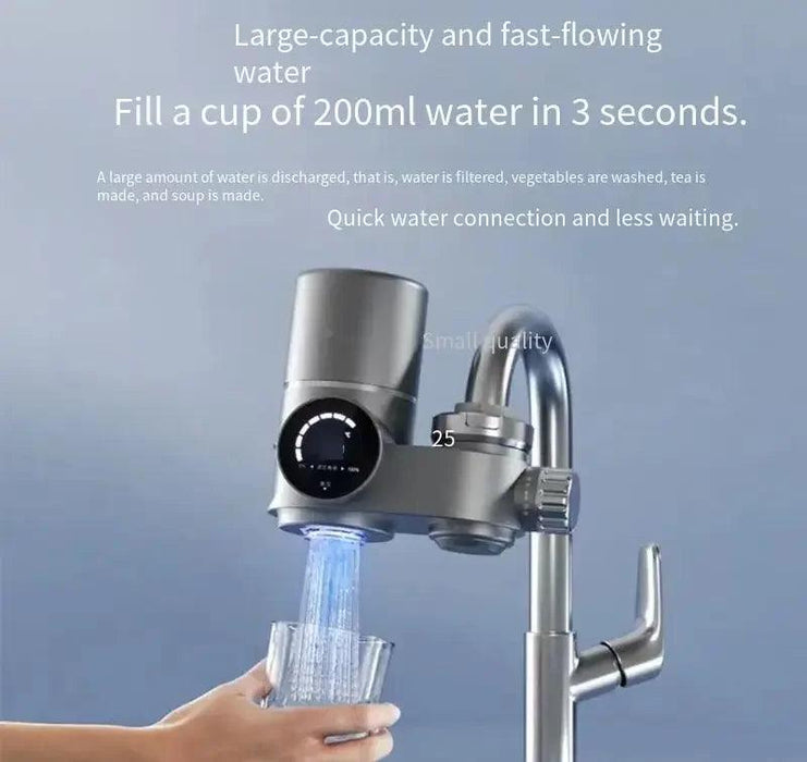 Advanced UV Water Purification Faucet Filter with Instant Hot Water and 8-Stage Filtration System