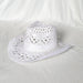 Lake Blue Western Cowboy Straw Hat Unisex with Adjustable Size