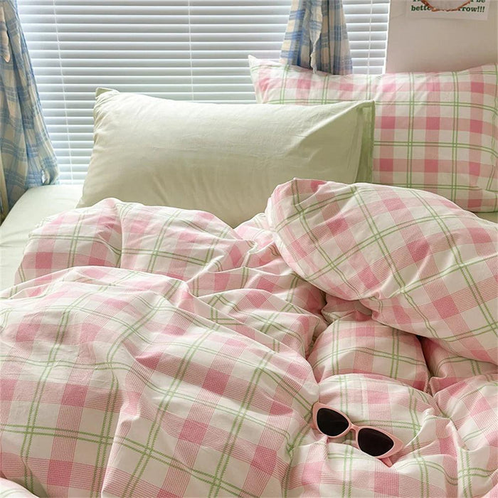 Korean Heart Bedding Set