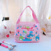 Sanrio Character Cozy Lunch Bag - Cute Insulated Tote Featuring Keroppi, My Melody & Badtz Maru for School and Office