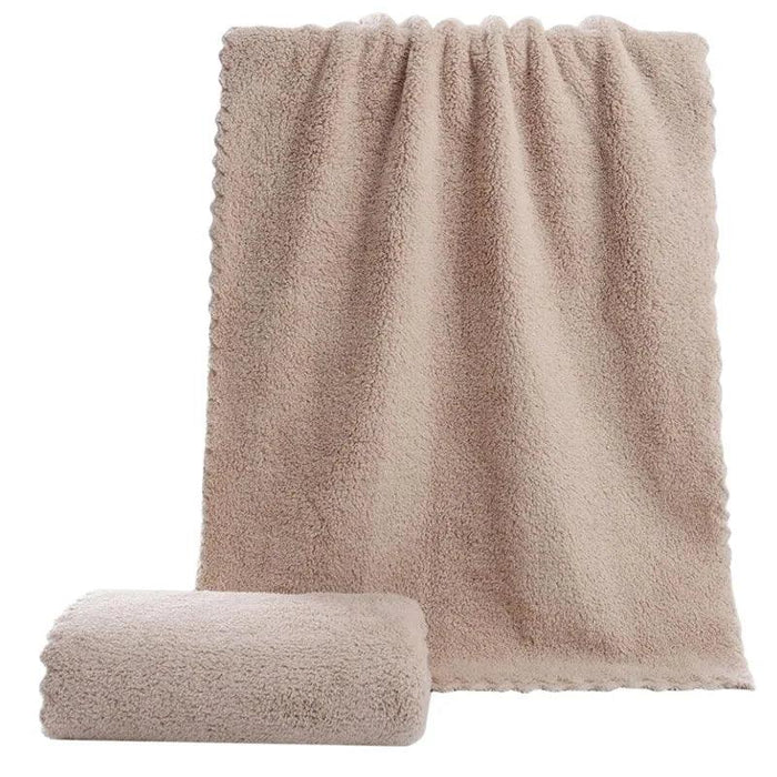 Luxury 3-Pack Microfiber Coral Velvet Towels - 30x60cm