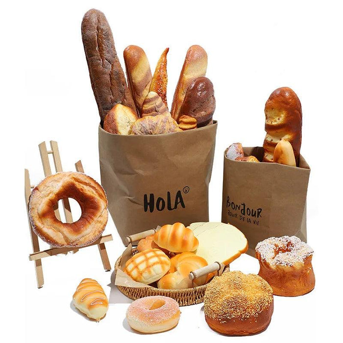 Lifelike PU Imitation Rye Bread Sticks for Stylish Home and Event Decor - Decorative Accents