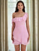 Elegant Pink Ruffled Backless Bodycon Mini Dress - Must-Have Party Outfit for Women