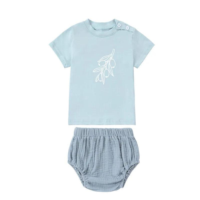 Kids' Summer Muslin Outfit Set