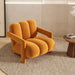 Elegant Modern Leather Armchair Duo: Chic Living Room Seating Solution