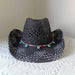 Lake Blue Western Cowboy Straw Hat Unisex with Adjustable Size
