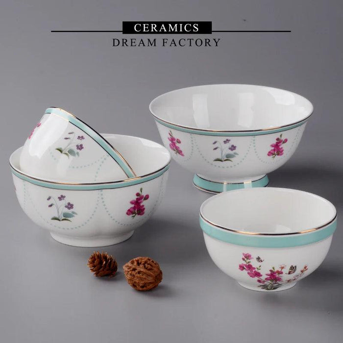 Exquisite Chinese Bone China Dinnerware Set for an Elevated Dining Experience