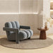 Elegant Modern Leather Armchair Duo: Chic Living Room Seating Solution