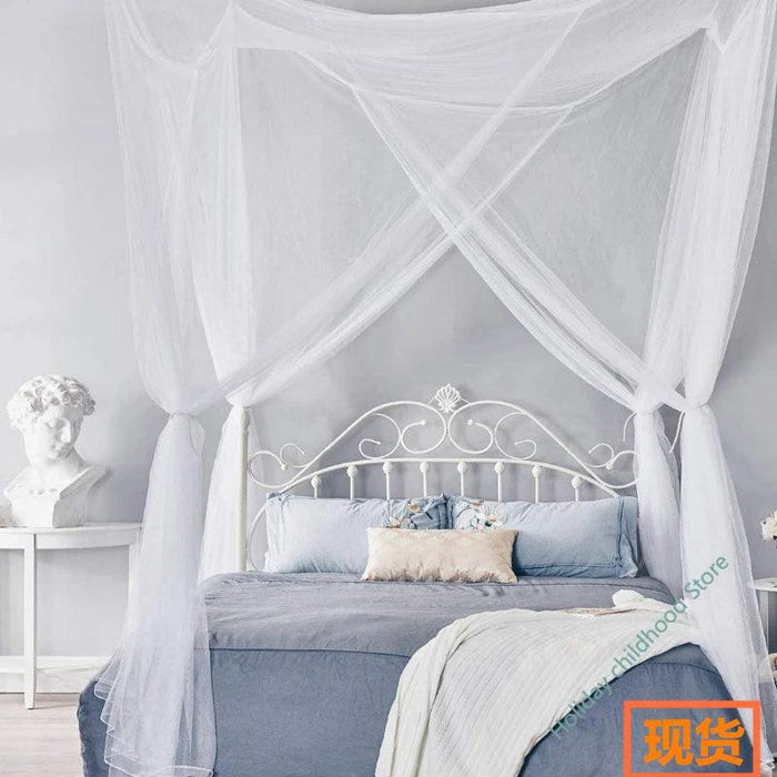 Chic European-Style Spacious Four-Door Mosquito Netting Set