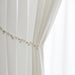 Modern Solid White Sheer Curtains