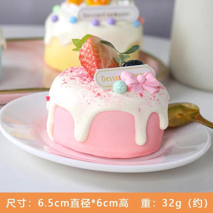 Realistic Dessert Cup Ornaments Set - 1/6PCS Simulation Cake Props for Stunning Photography and Decoration