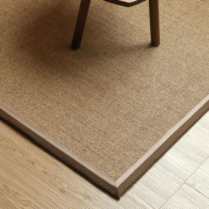 Vintage Chinese-Inspired 100% Sisal Tatami Floor Mat - Elegant 200x300cm Rug for Living Room, Bedroom, and Tea Table