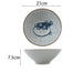 Elegant Horn-Shaped Japanese Ceramic Bowl for Ramen and Soups - 8 Inch