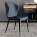 Nordic Luxury Genuine Leather Dining Chair with Contemporary Design