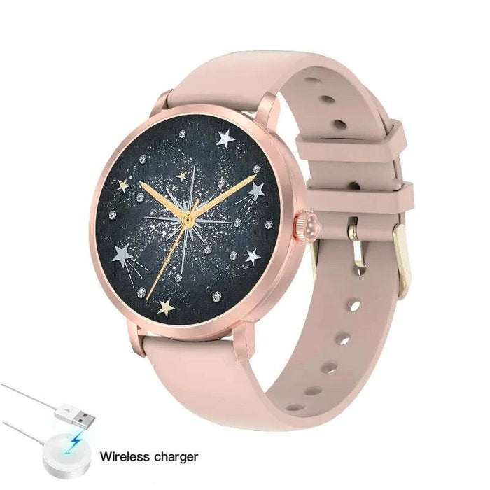 Chic Smart NFC Watch for Women with Bluetooth Calling, GPS, and Health Monitoring