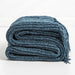 Charming Chenille Knit Throw Blanket with Delightful Pompoms - Cozy Elegance for Your Living Space