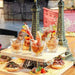 Eiffel Tower Inspired Stainless Steel Food Display Rack for Desserts and Snacks