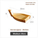 Chic Wooden Sushi Serving Tray - Artistic Dishware for Asian Culinary Experiences