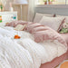 Ins Green Grid Bedding Set