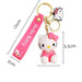 Charming Hello Kitty Silicone Keychain for Car Enthusiasts