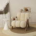 Luxurious Japanese Cream Single Sofa Chair - Chic Scandinavian Moroccan Aesthetic