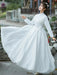 Elegant White Tang Dynasty Hanfu Dress for Women - Perfect for Cosplay and Magical Gatherings