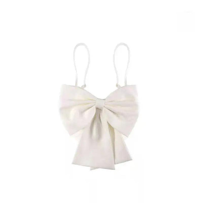 Chic Bow-Detail Sleeveless Summer Sling Top