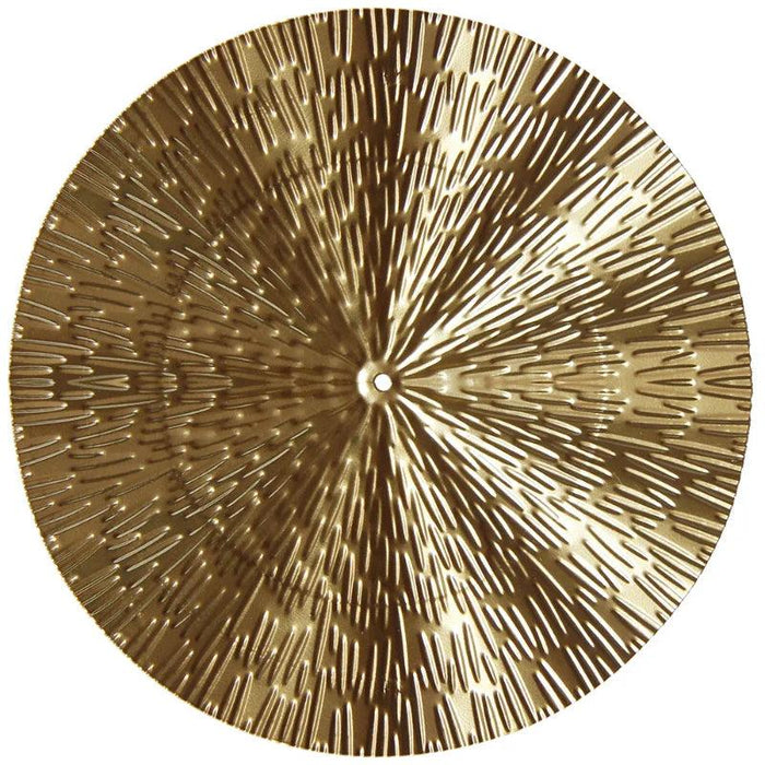 Luxurious Golden Aura Metal Wall Art for Chic Home Decor