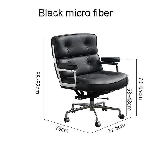 Elevate Your Office with the Luxurious Leather Executive Swivel Chair